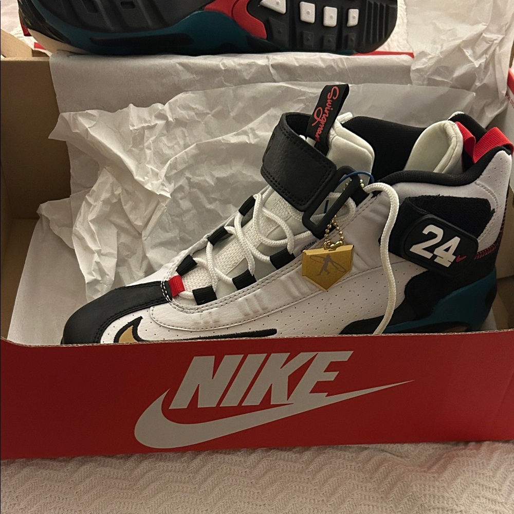 Nike Black and White High-Top Sneakers